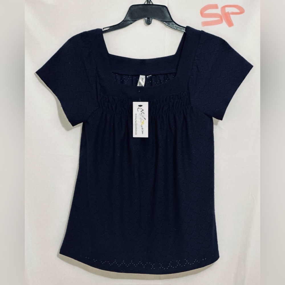 LADIES NYC DARK NAVY BLUE TOP